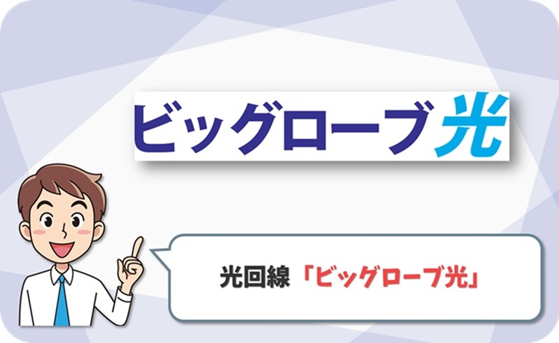 ビッグローブ光の回線情報