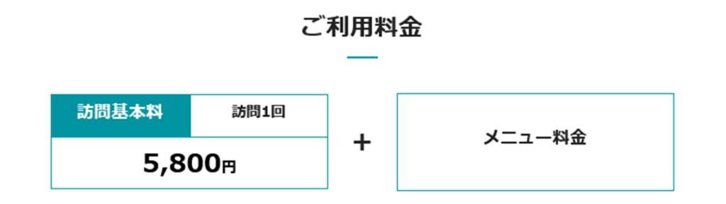 料金体系は「訪問基本料+メニュー料金」 - eo光の訪問サポート